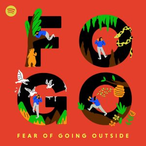 Cover art for "FOGO (Fear of Going Outside)" podcast.