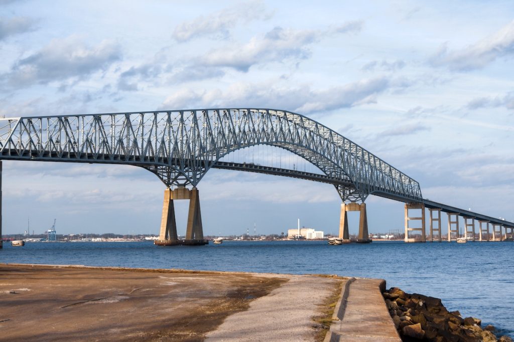 Key Bridge in Baltimore.