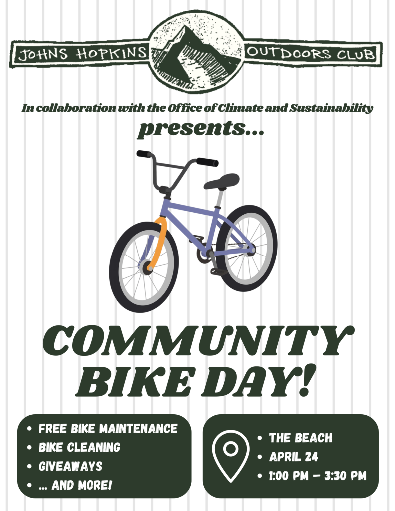 Community Bike Day flyer.