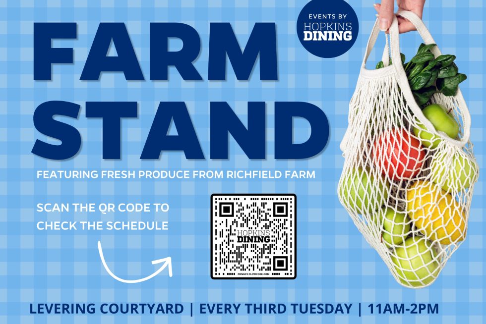 Graphic for Farm Stand by Hopkins Dining.
